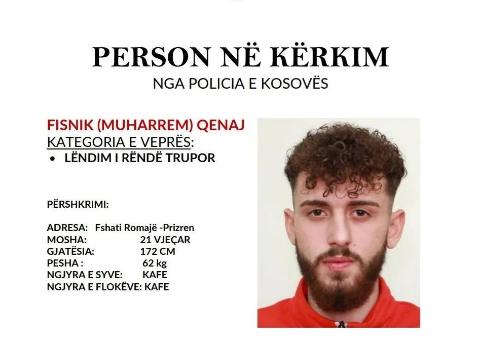 Policia e Kosovës kërkon ndihmën e qytetarëve për identifikimin e një personi nga fshati Romajë