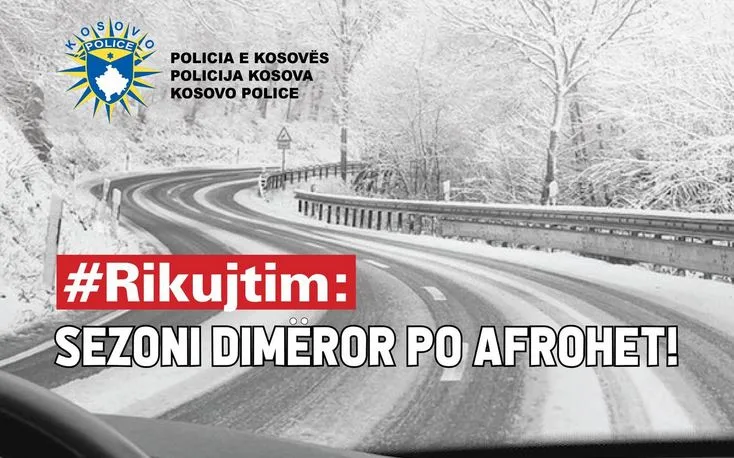 Policia apelon që nga 15 nëntori qytetarët t’i vendosin pajisjet dimërore në automjetet e tyre