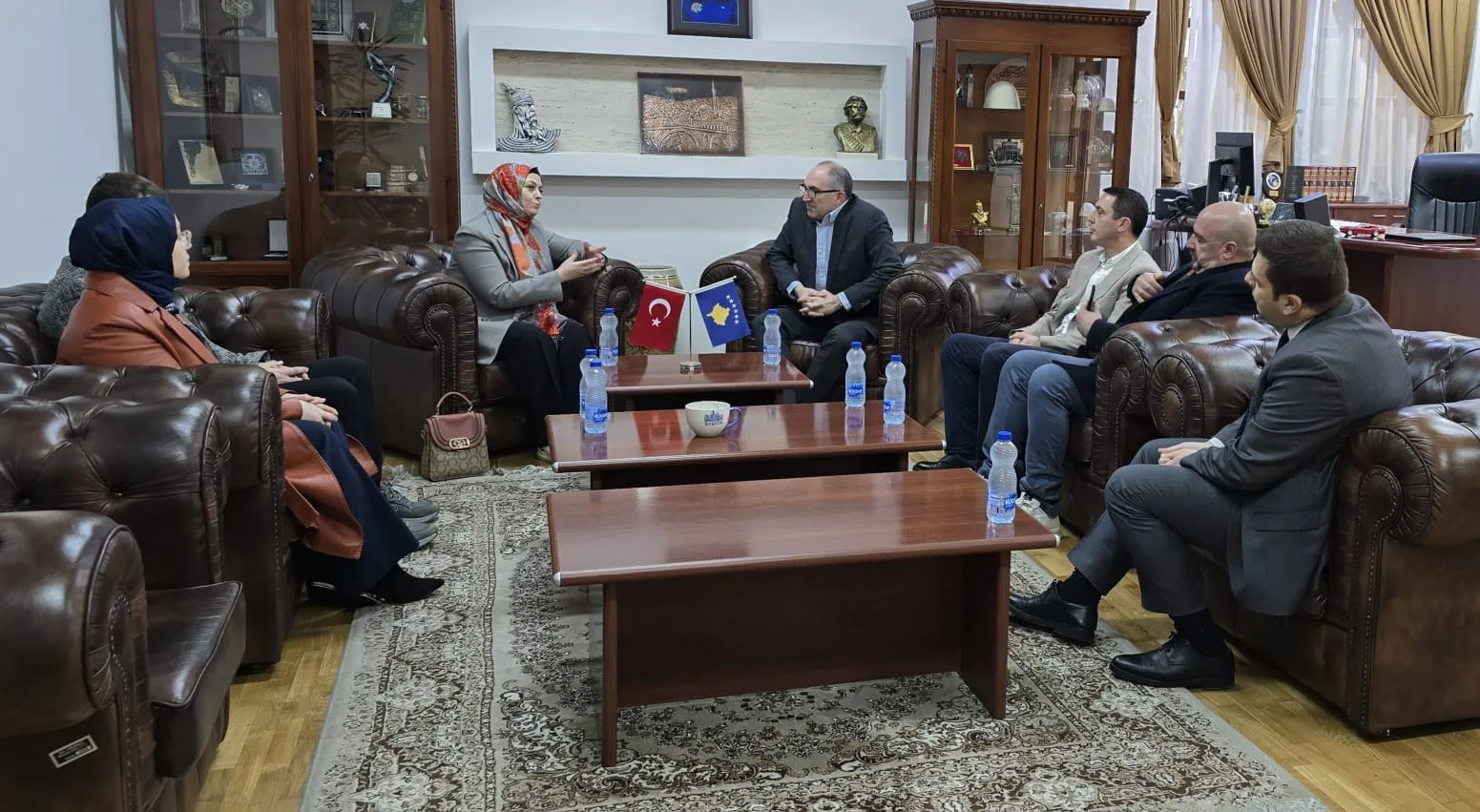Kryetari Totaj priti në takim nënkryetaren e Bashkisë së Gaziantepit të Turqisë