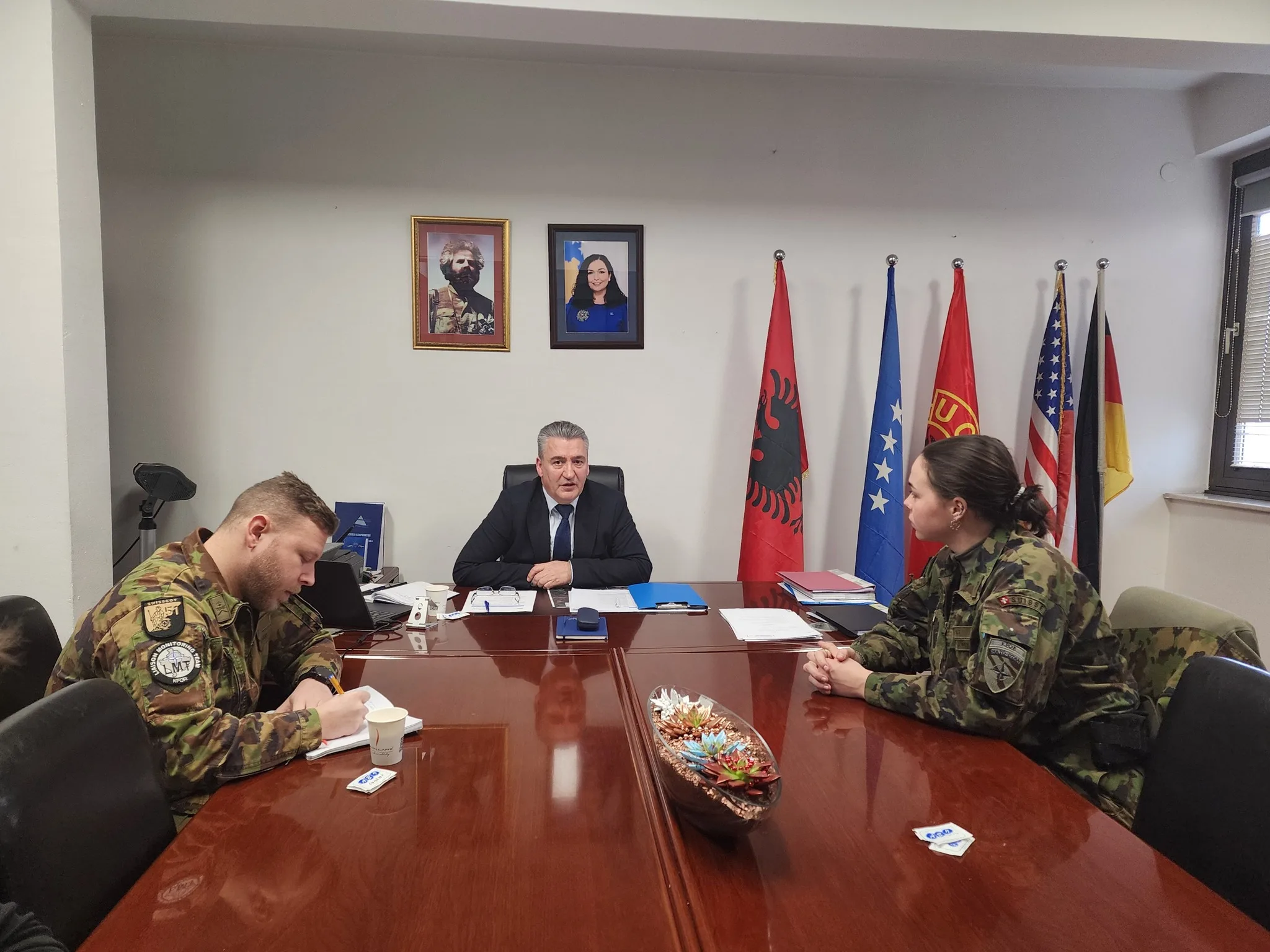 Përfaqësuesit e KFOR-it Zviceran sot vizituan KRU Hidroregjioni Jugor në Prizren