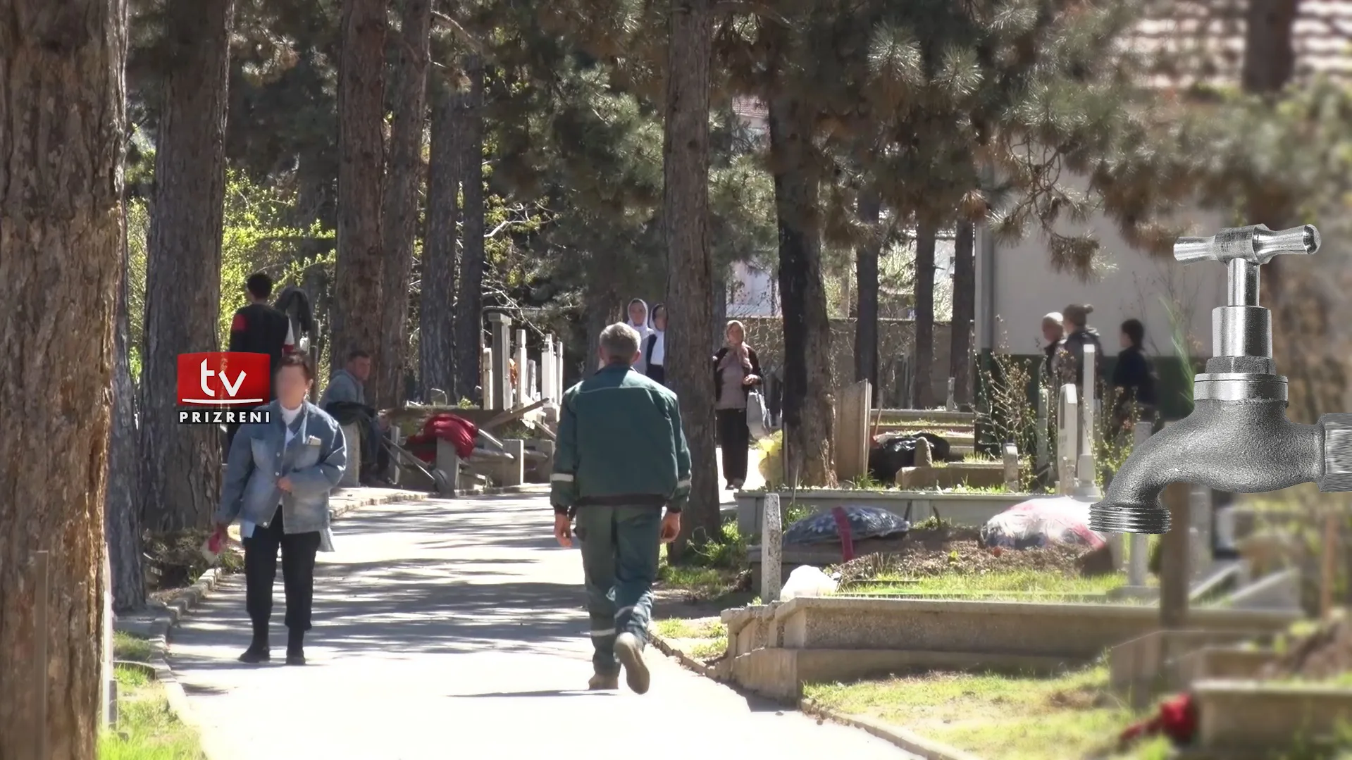 Dëmtohen dy varre në Prizren, rasti raportohet në Polici
