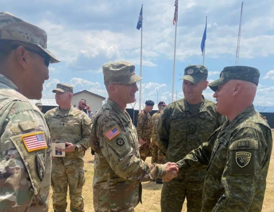 Jashari, prezent në ceremoninë e ndërrimit të Komandës Amerikane të KFOR-it