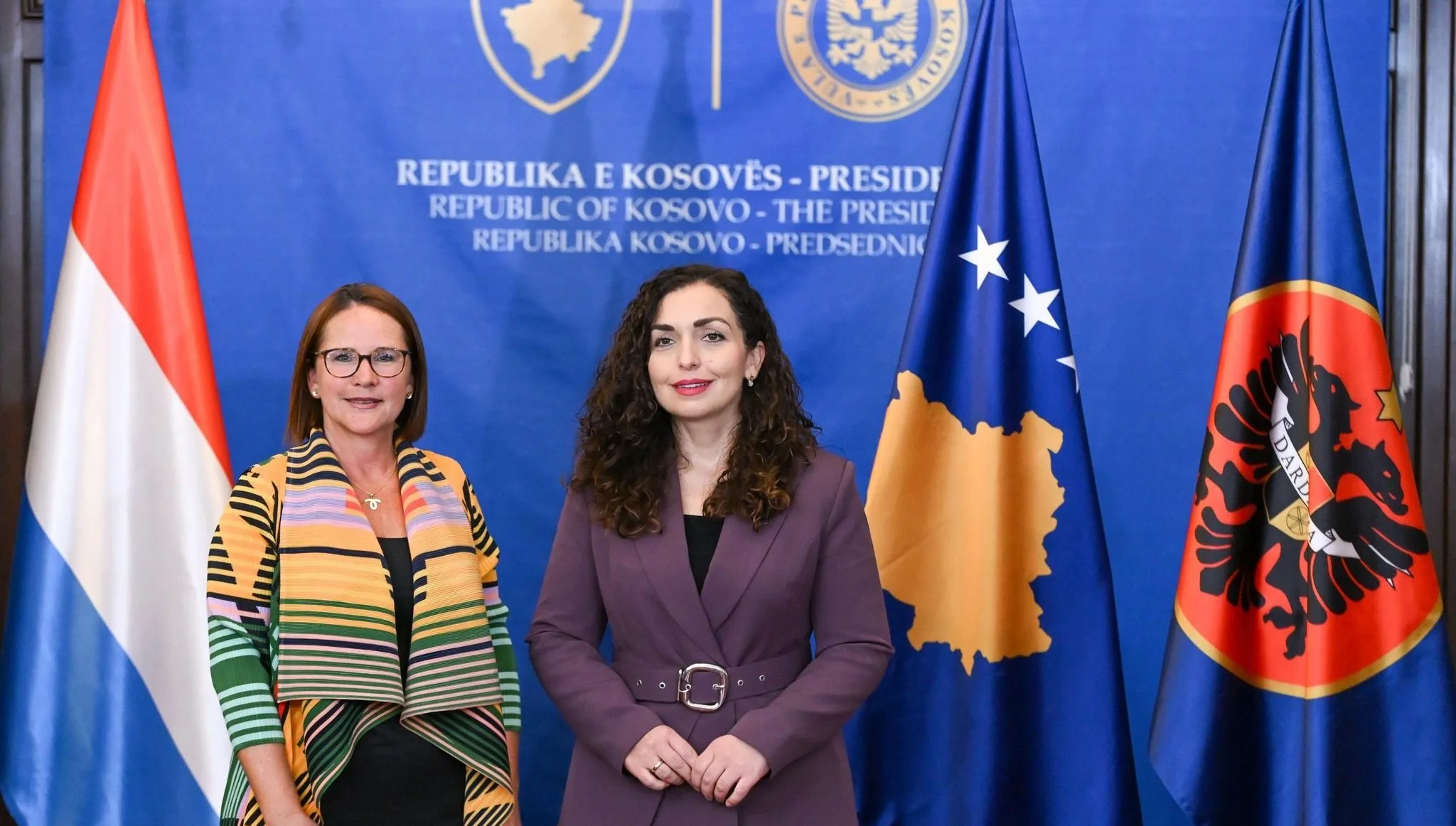 Presidentja Osmani priti në takim ministren e Mbrojtjes së Luksemburgut, Yuriko Backes