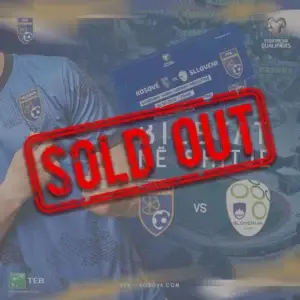 Shiten në kohë rekorde të gjitha biletat për ndeshjen Kosovë-Slloveni