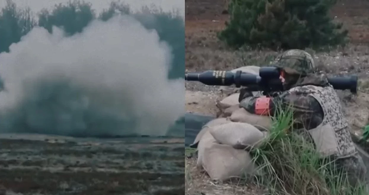 FSK pajiset me sistemin raketor antitank gjerman Panzerfaust 3, Kurti publikon pamje
