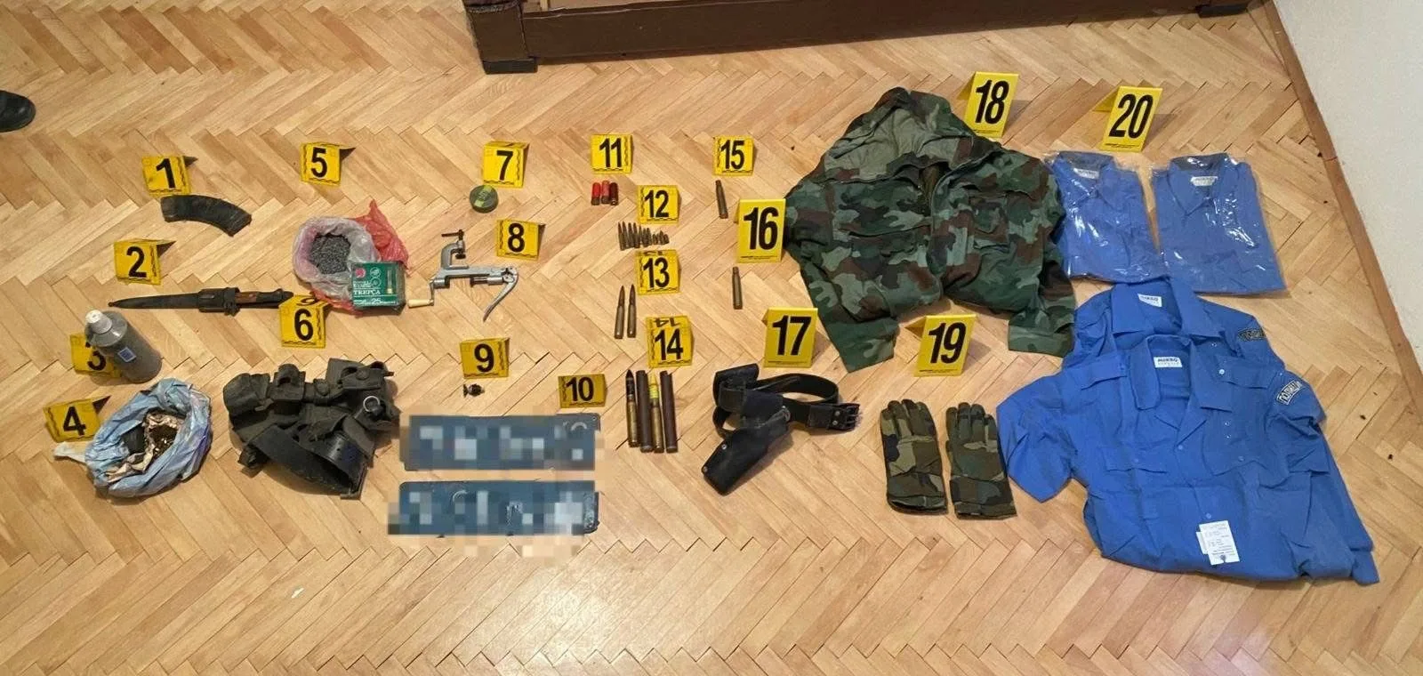 Policia gjen sërish armë e municion në një shtëpi në veri