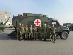 FSK viziton shërbimin mjekësor të ushtrisë gjermane në Berlin