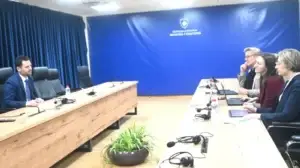 Zëvendësministri i Drejtësisë priti në takim përfaqësues të Bashkimit Evropian në Kosovë, diskutuan për reforma në drejtësi