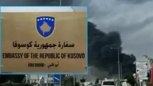 Ambasada u kërkon shtetasve kosovarë të mos shpërndajnë pamje të raketave në Emirate