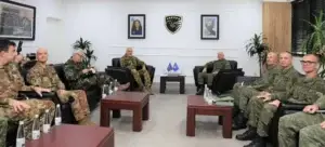 Komandanti i FSK-së pret në takim zyrtar krerët e Komiteteve Ushtarake të NATO-s dhe BE-së