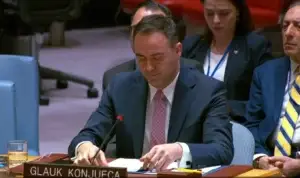 Konjufca në Këshill të Sigurimit: Serbia të përballet me realitetin, ta njohë Kosovën