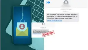 Vazhdojnë SMS-të mashtruese në emër të bankave, qytetarët paralajmërohen të mos ndajnë të dhëna personale