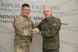 Komandanti Jashari priti në takim zv’shefin e J5/8 të Komandës Evropiane të ShBA-së, vlerësohet kontributi i FSK-së për Gazën