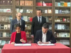 Nënshkruhet memorandumi për restaurimin e Institutit Albanologjik të Prishtinës