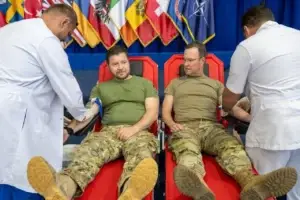 Njësitë e KFOR-it zhvilluan aksion të dhurimit të gjakut për të mbështetur trajtimin e pacientëve në nevojë