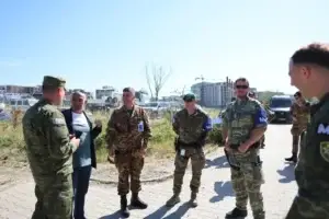 Forca e Sigurisë së Kosovës jep donacion 50 kontenjerë për Federatën e Futbollit të Kosovës