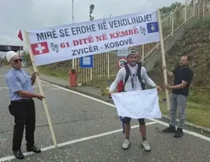Nga Zvicra në Kosovë, këmbë, për 61 ditë