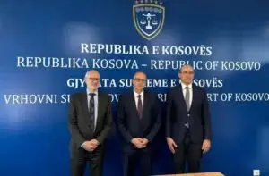 Bashkëpunimi në drejtësi, në fokus të takimit mes kryetarit të Gjykatës Supreme dhe ambasadorit francez
