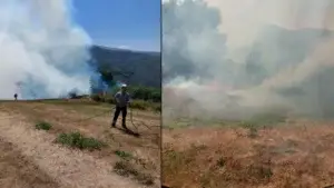 Zjarri në Gorno Lubinjë ende aktiv, banorëve u bëhet thirrje për kujdes