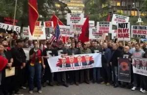 Protestë para selisë së OKB-së në New York kundër vendimit të Speciales