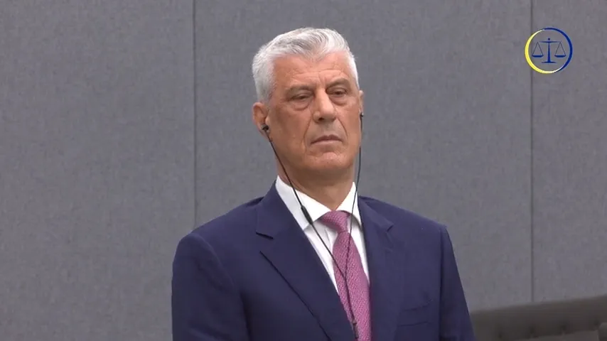 Specialja dënon Thaçin me 25 vjet burgim