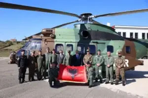 Shqipëria nis kontingjentin e parë të helikopterëve në misionin KFOR në Kosovë
