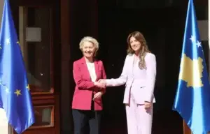 Von der Leyen pritet nga Haxhiu