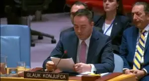 Konjufca përfaqëson sot Kosovën në Këshillin e Sigurimit të OKB-së